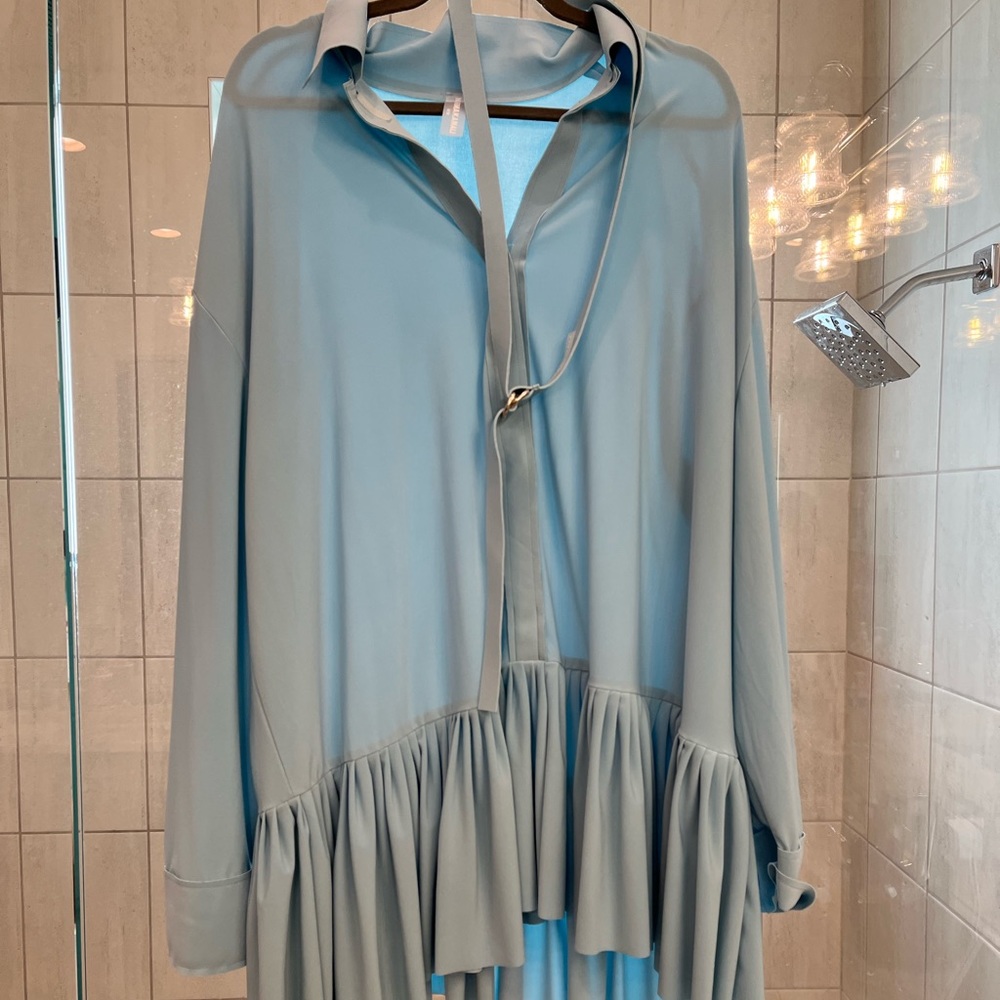 Oversized Boyfriend Shirt Dress